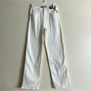 NWT Ultra High-Rise Cream Dad Jeans SIZE 24